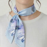 Twilly Scarf in Blue Iris