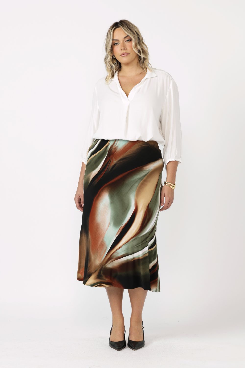 Asher Skirt in Sunset Mirage