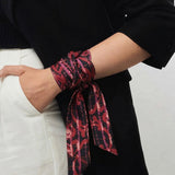 Twilly Scarf in Abstract Garnet