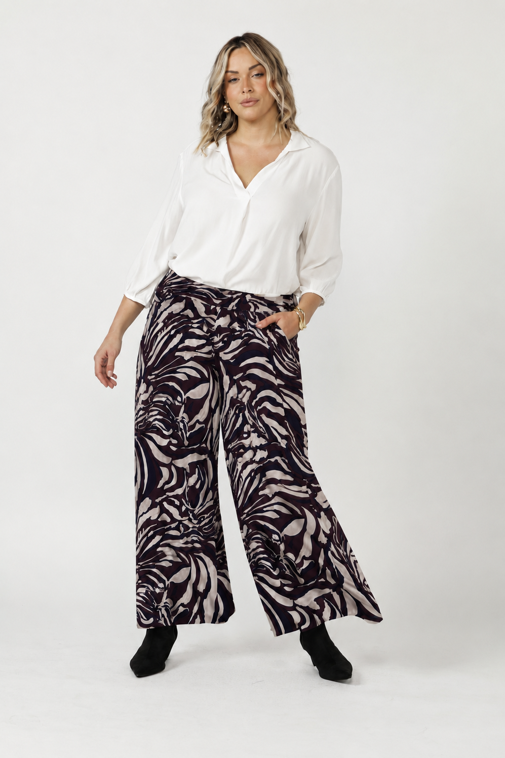 Presley Pant in Desert Wine