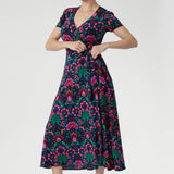 The "perfect wrap dress" by the L+F community. Designed to effortlessly transition from workwear to events and weekend outings. Available in sizes 8-24.