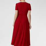 Alexis Wrap Dress in Red