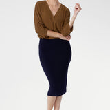 Andi Tube Skirt in Navy