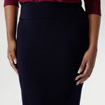 The double-layer design ensures a flattering fit, while the soft folded waistband adds extra comfort. Featuring a convenient pull-on style skirt. Available in size 8-24.