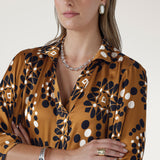 Arley Shirt in Marigold Mosaic