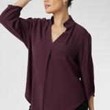 Arley Shirt in Plum