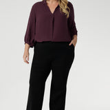 Arley Shirt in Plum