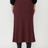 Asher Skirt in Berry Halo
