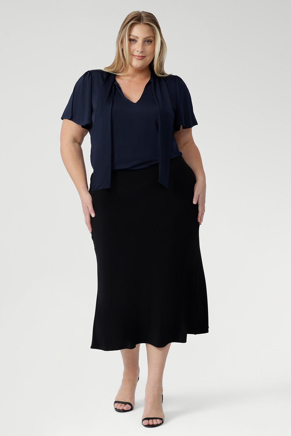 Discover the effortless comfort of the Asher Skirt, cut from our luxuriously soft, dry-touch stretch jersey. Its elasticated pull-on waist ensures a smooth, flattering fit, while the A-line design enhances movement and shape. A must-have for women who value comfort, confidence, and style, proudly made in Australia.
