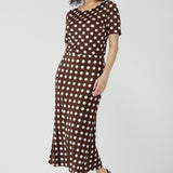 Asher Skirt in Choc Spot