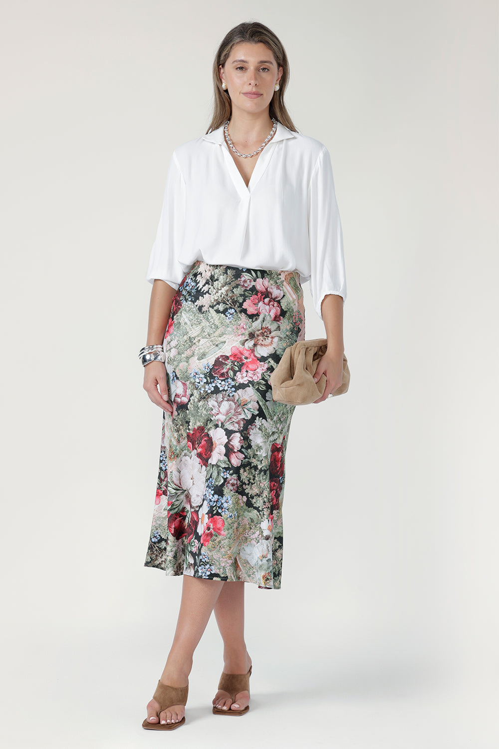 Crafted from our signature soft-touch stretch jersey, the Asher Skirt delivers a smooth, comfortable fit with a refined finish. Its lightweight feel and gentle stretch make it an effortless choice for all-day wear.