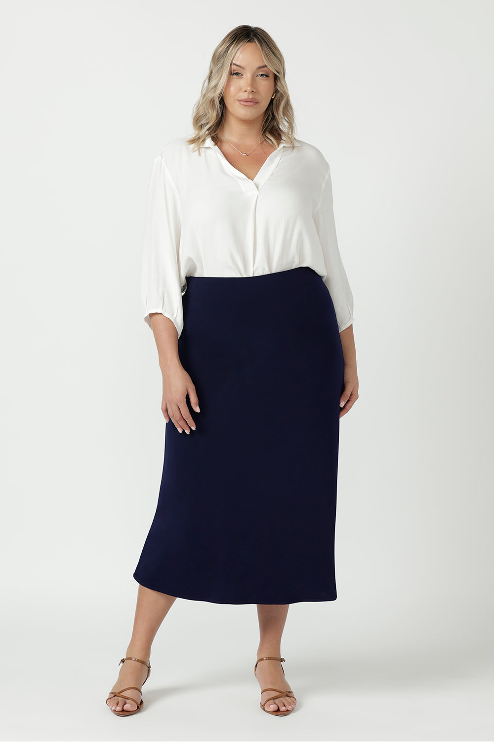 Asher Skirt in Navy
