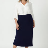 Asher Skirt in Navy