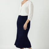 Asher Skirt in Navy