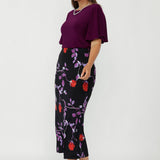 Asher Skirt in Scarlet Bloom