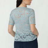 Ashley Top in Aspen Lace
