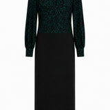 One of a Kind - Alessi Dress in Green Animal
