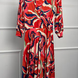 One of a Kind - Aubrey Dress in Red Lotus