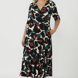 Bettina Wrap Dress in Petal Bloom