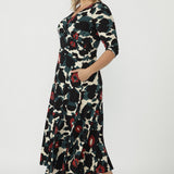 Bettina Wrap Dress in Petal Bloom
