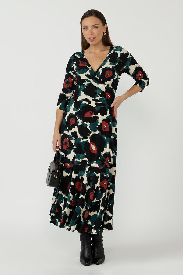Bettina Wrap Dress in Petal Bloom