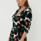 Bettina Wrap Dress in Petal Bloom