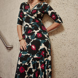 Bettina Wrap Dress in Petal Bloom