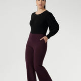 Bootleg Pant in Wine