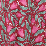 Portia Wrap Dress in Bordeaux Bloom