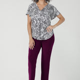 Bowie Top in Block Print