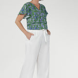 Devin Drawstring Pant Vanilla