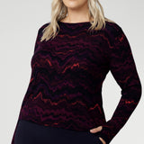 Bryn Knit Top in Luxe Lava