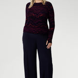 Bryn Knit Top in Luxe Lava