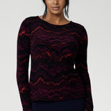 Bryn Knit Top in Luxe Lava