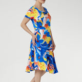 Easy, breezy, and beautifully bold — the Casey Dress in Summer Bliss is crafted from our cool-touch slinky jersey that moves with you.