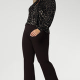 Celine Top in Animal Burnout