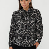 Celine Top in Nocturne Lace