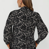 Celine Top in Nocturne Lace