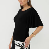 Chloe Top in Black