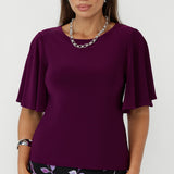 Chloe Top in Magenta