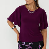 Chloe Top in Magenta