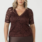 Cleo Cami in Chocolate