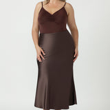 Cleo Cami in Chocolate