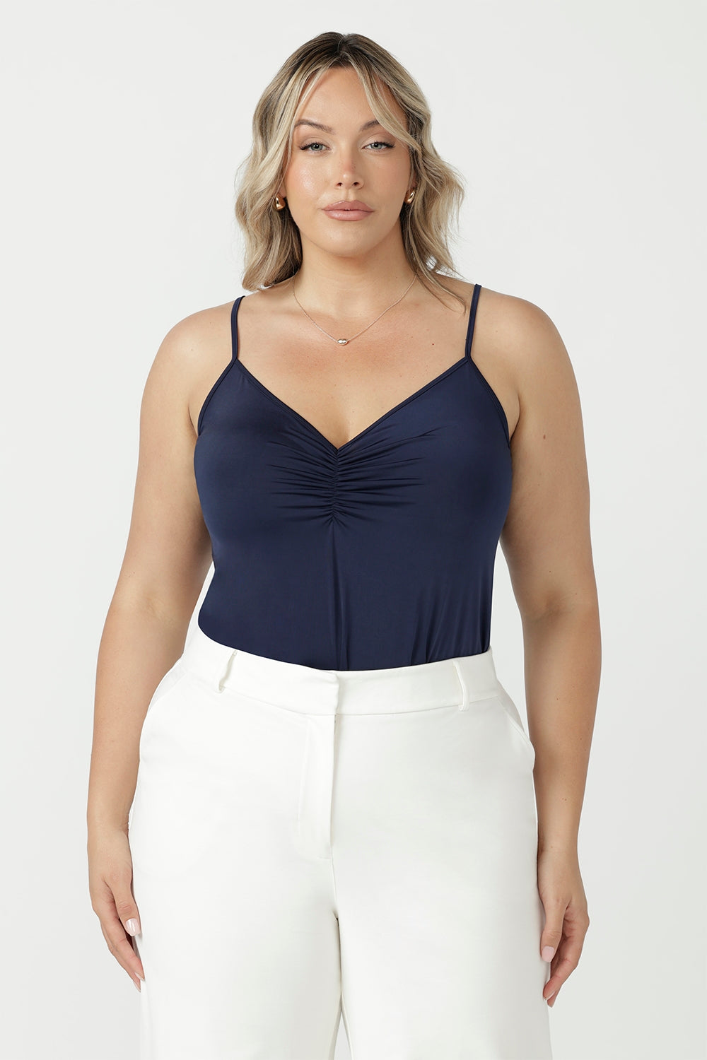 Cleo Cami in Navy