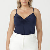 Cleo Cami in Navy