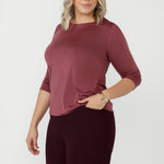 Crafted from our signature slinky jersey fabric, the Collins Top is an essential every-day style perfect as a base layer. 