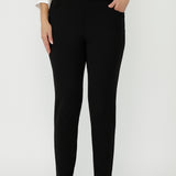 Corbin Pant in Black Smart Crepe