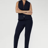 The Corbin Pant is part of our Soft Suiting collection, and pairs perfectly with the Merit Blazer or Benni Jacket for a sophisticated stretch suit ensemble. Proudly designed and made in Australia.