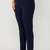 Corbin Pant in Navy Smart Crepe
