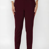 Corbin Pant in Wine Smart Crepe